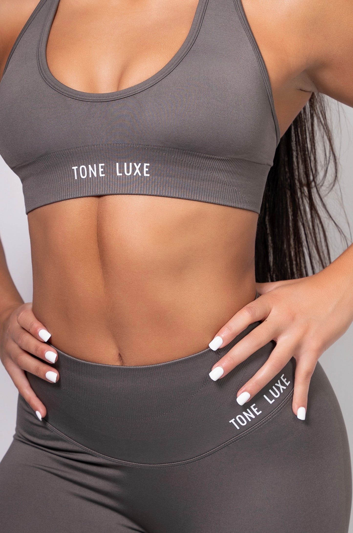 Grey SculptSeam Sports Bra