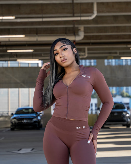 Brown—IGNITE leggings