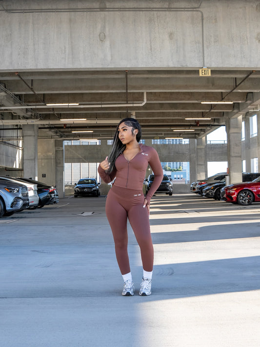 Brown—IGNITE jacket